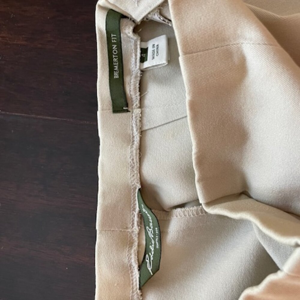 Women's Eddie Bauer Pants Khaki - Picture 3 of 4
